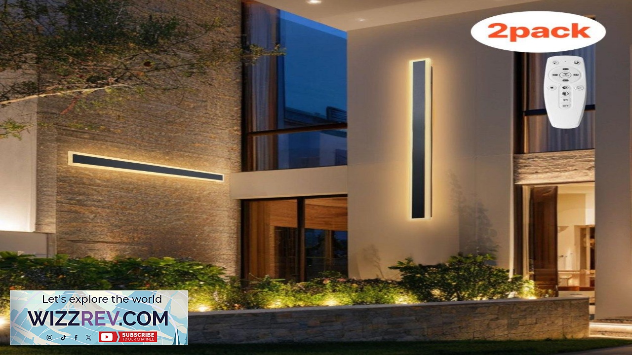 Thumbnail for VEVOR Modern Exterior Wall Lights  47.2" 2700K6000K