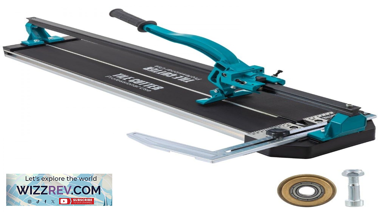 Thumbnail for VEVOR Tile Cutter 31 Inch Manual Tile Cutter Single Rail with Precise Laser