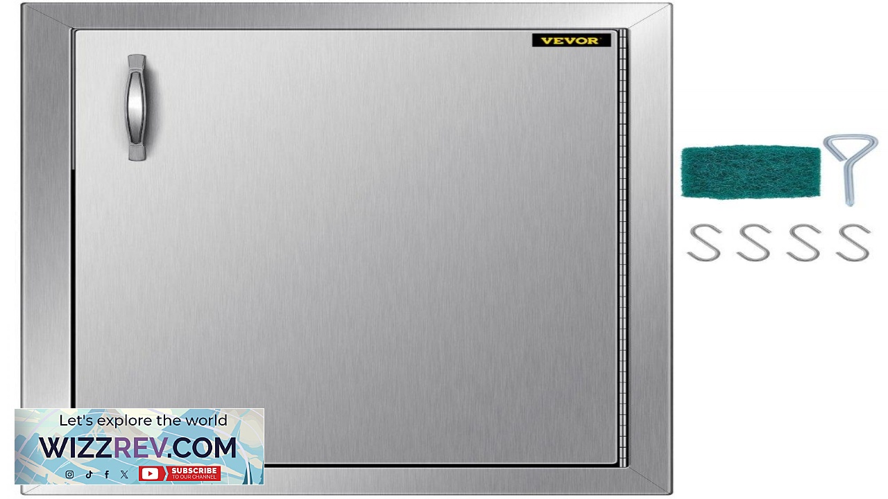 Thumbnail for VEVOR Right Hinged Single Access Door 16 x 22 Inch Vertical Island