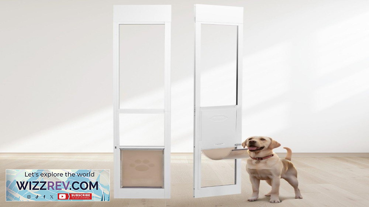 Thumbnail for VEVOR Dog Door for Sliding Glass 75 7 8" 80 11 16"