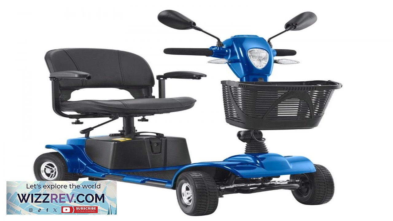 Thumbnail for VEVOR Heavy Duty 4 Wheel Mobility Scooter for Adults & Seniors Folding