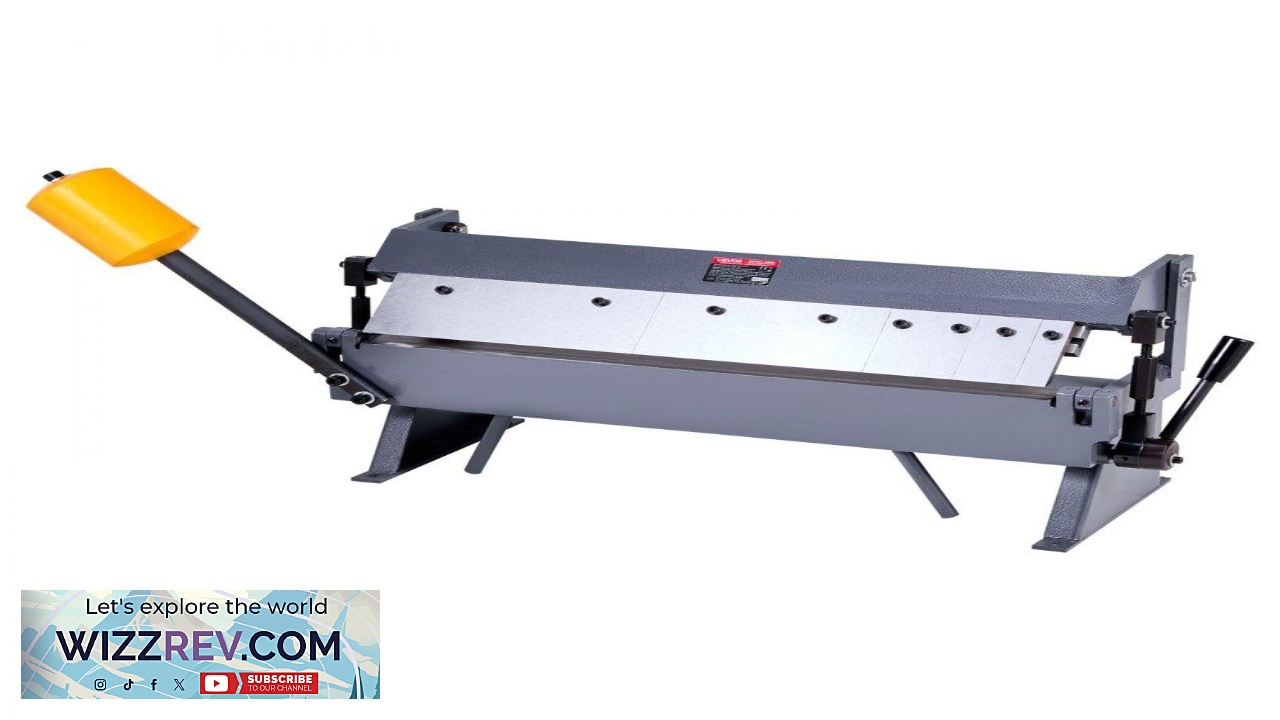 Thumbnail for VEVOR 24 Inch Sheet Metal Brake 16 Gauge 5 Fingers