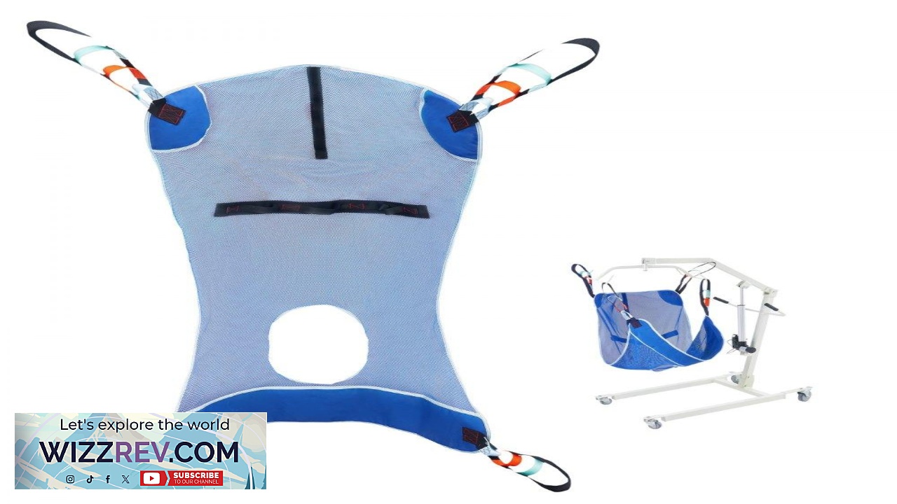 Thumbnail for VEVOR Full Body Sling with Commode Opening 600 lbs Load