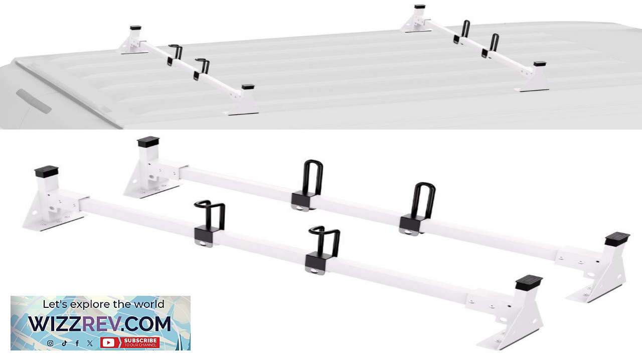 Thumbnail for VEVOR Ford Transit Ladder Rack  600 lbs 54" 2 Crossbars