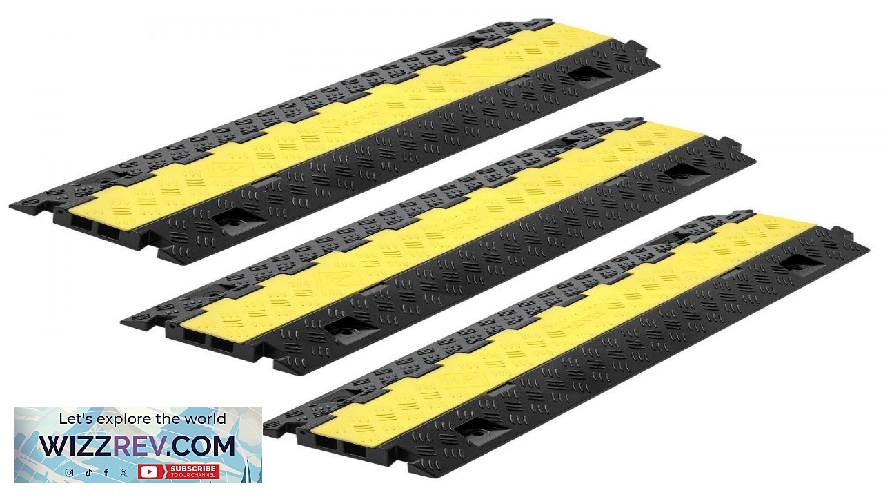 Thumbnail for VEVOR Heavy Duty Cable Protector Ramps  22 000 lbs Load