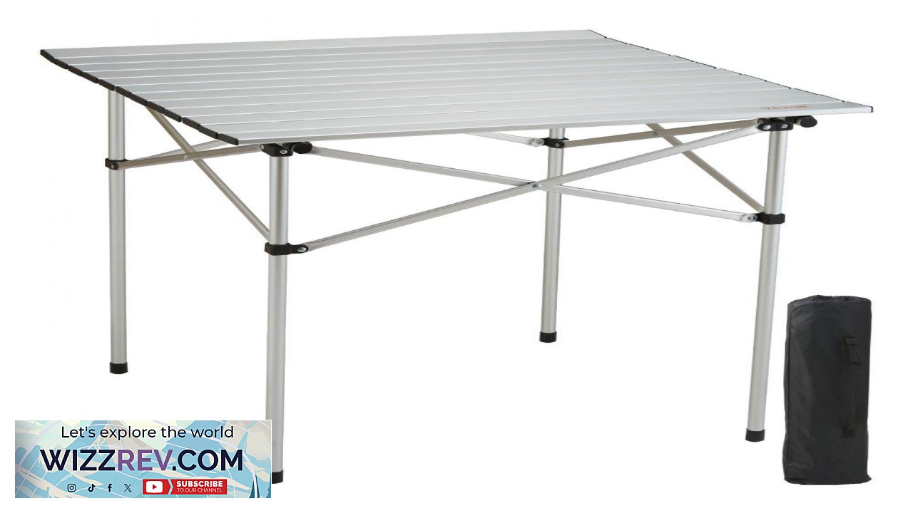 Thumbnail for VEVOR Folding Camping Table Outdoor Portable Side Tables Lightweight Fold Up Table