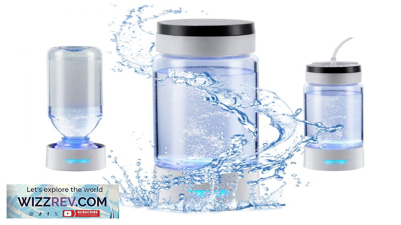 Thumbnail for VEVOR Hydrogen Water Bottle Generator 380 ml 13.4 oz Capacity Portable