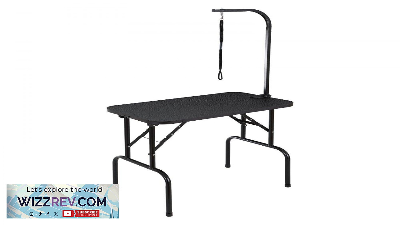 Thumbnail for VEVOR Pet Grooming Table Arm with Clamp 32''x18'' Dog Grooming Station Foldable