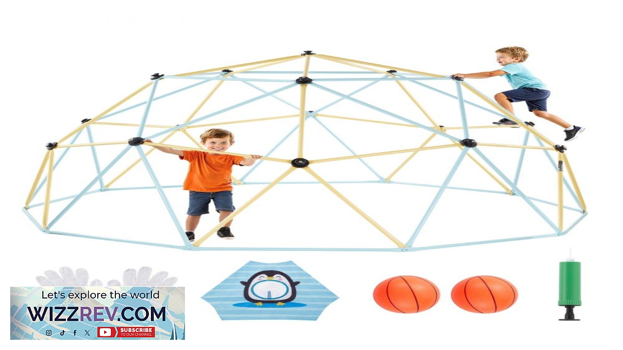 Thumbnail for VEVOR Geometric Dome Climber  10FT 3 10 Years Old 1000LBS