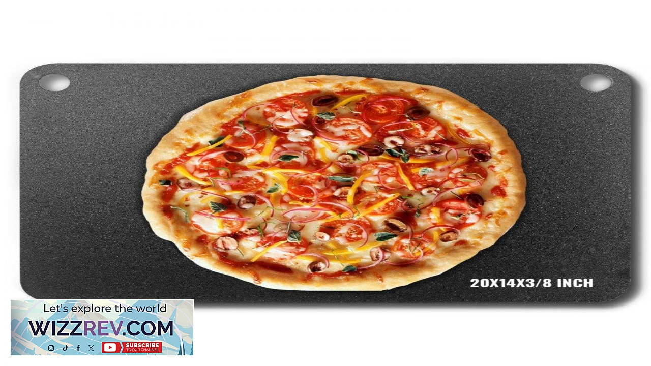 Thumbnail for VEVOR Pizza Steel 20" x 14" x 3 8" Pizza Steel Plate