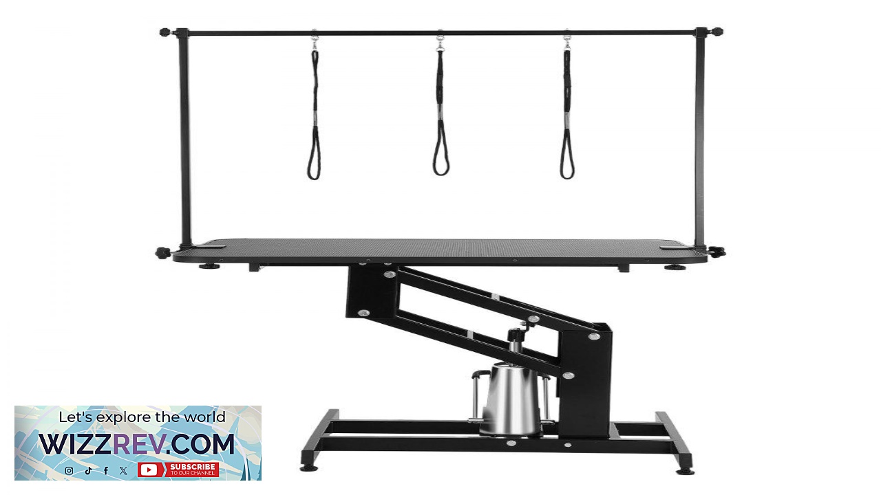 Thumbnail for VEVOR 43" Hydraulic Pet Grooming Table Heavy Duty Dog Grooming Arm