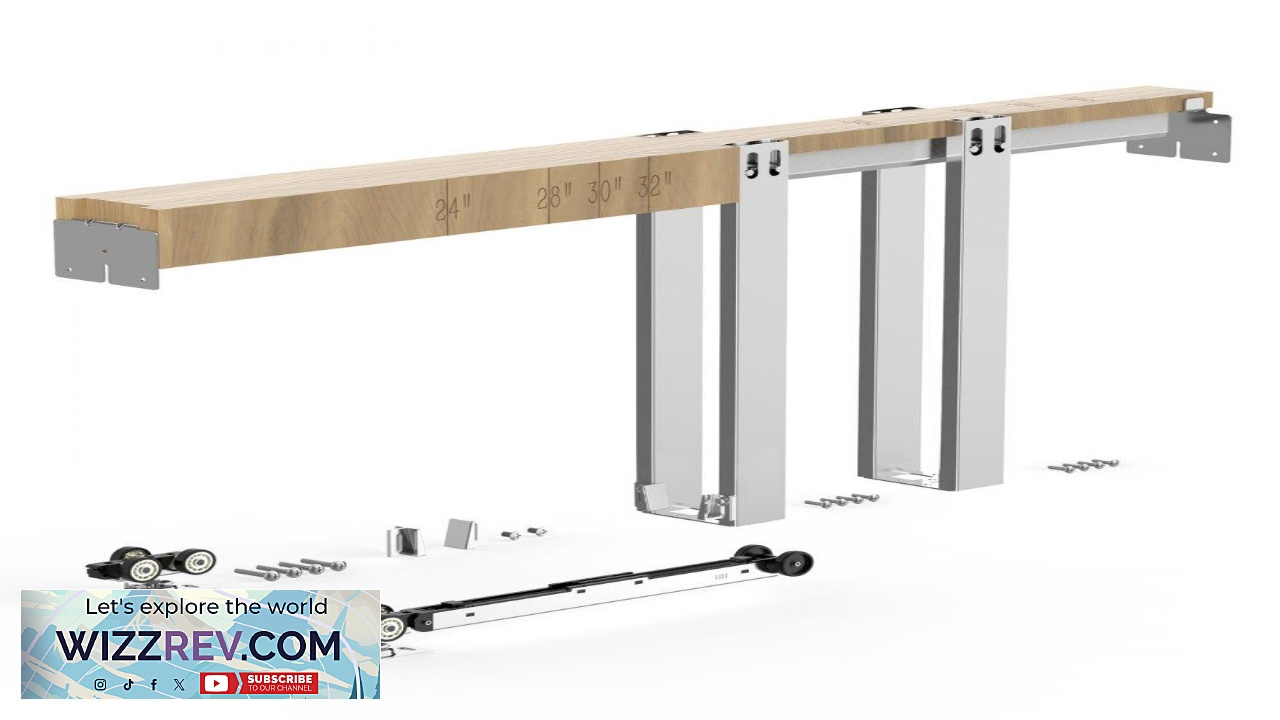 Thumbnail for VEVOR Pocket Door Installation Kit  24 to 36 Inch Wide