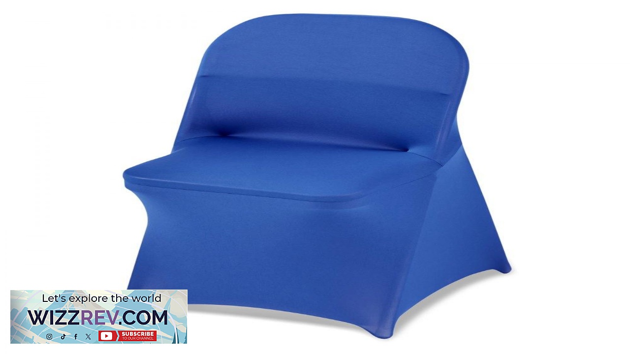 Thumbnail for VEVOR Royal Blue Spandex Chair Covers 17.72"18.11"30.31"