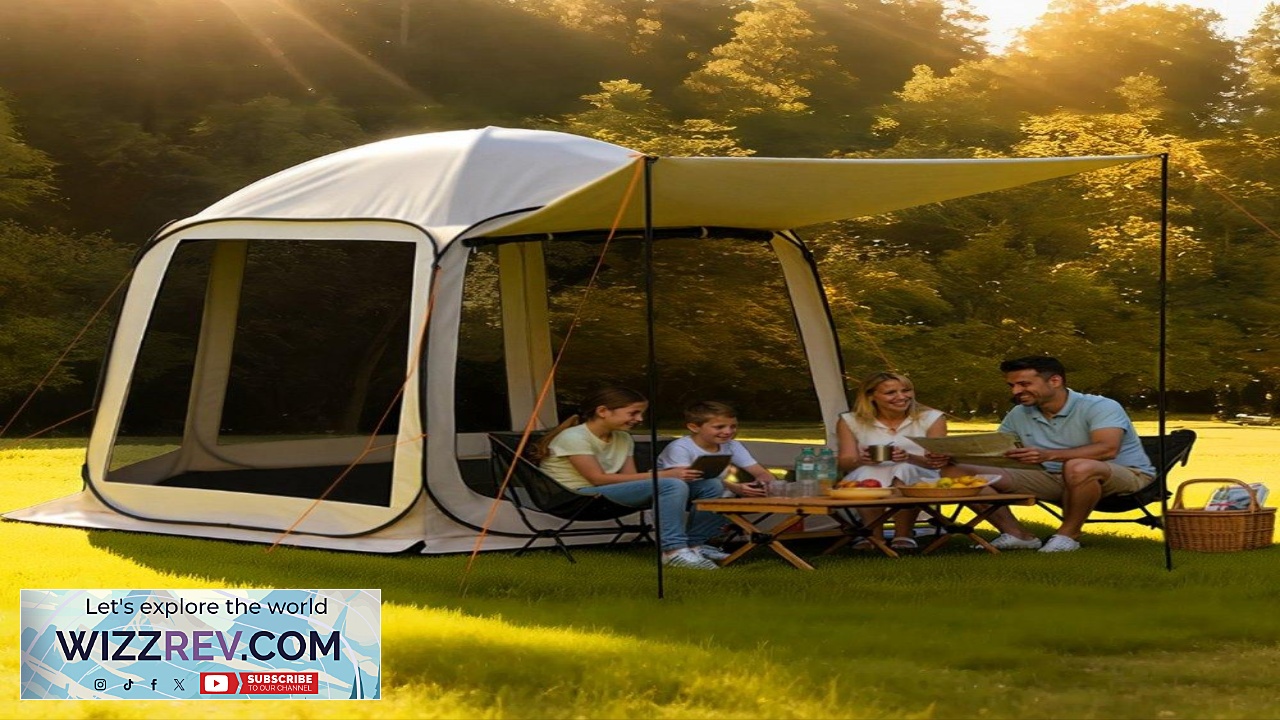 Thumbnail for VEVOR Screen Tent Patio 8 Person 300D Fabric 360 Mesh