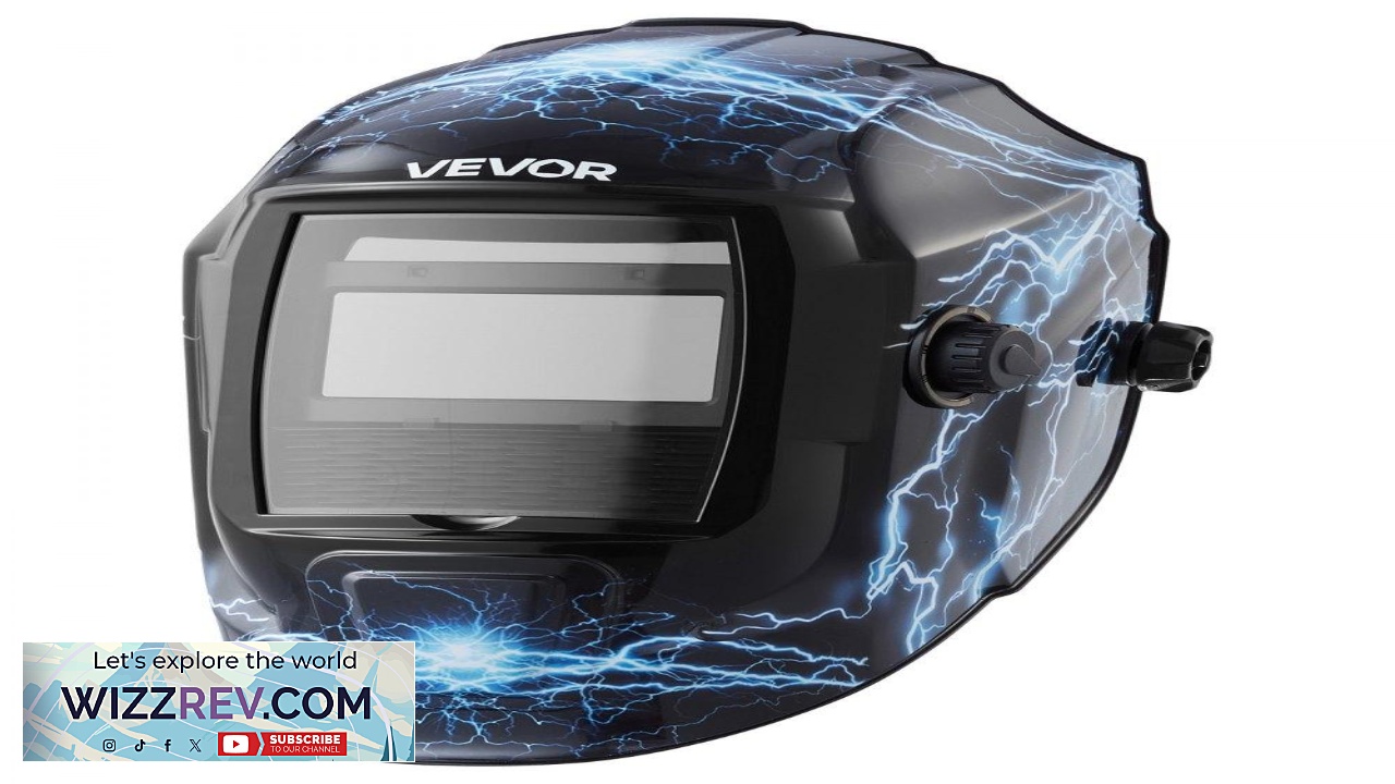 Thumbnail for VEVOR Auto Tinting Welding Helmet  3.66" x 1.69" CRIUS
