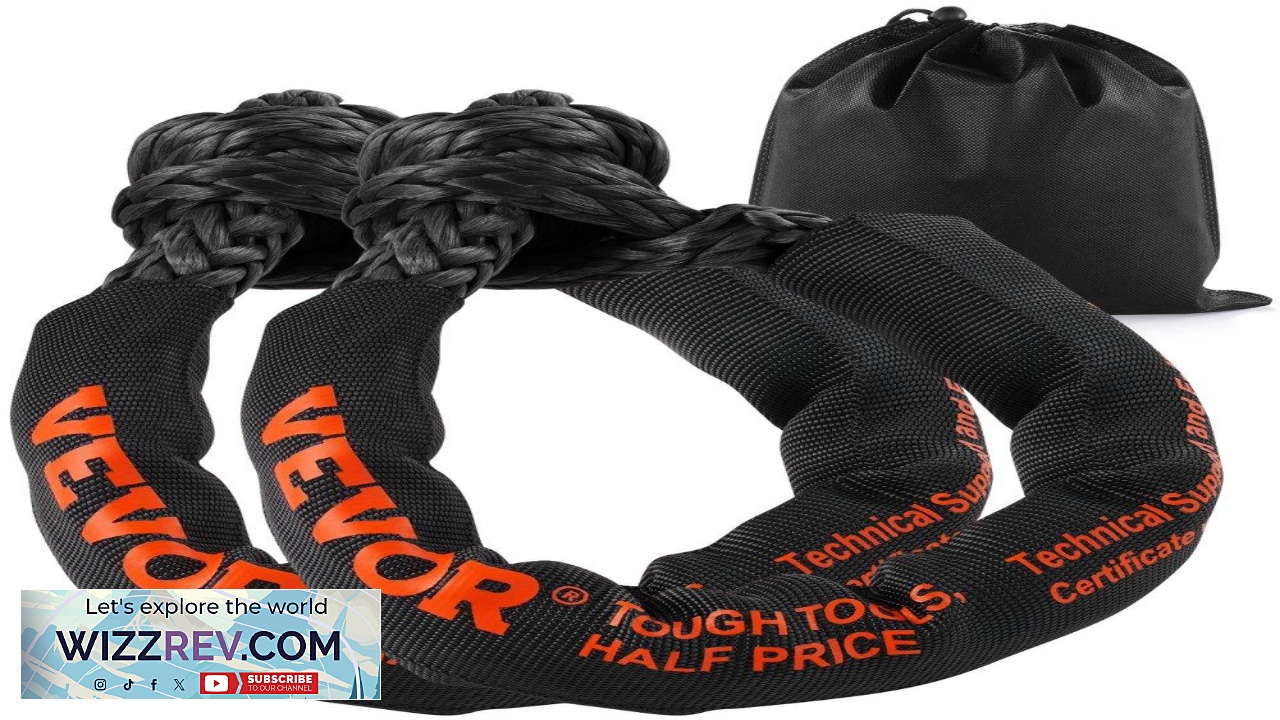 Thumbnail for VEVOR Synthetic Soft Shackle 1 2" x 22" (2 Pack) 44092 lbs (20
