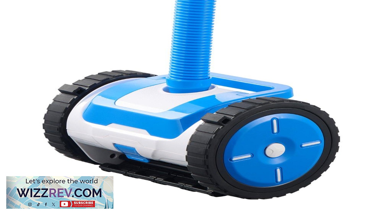 Thumbnail for VEVOR Suction Pool Vacuum Cleaner 40 Ft Hose 2 Wheels