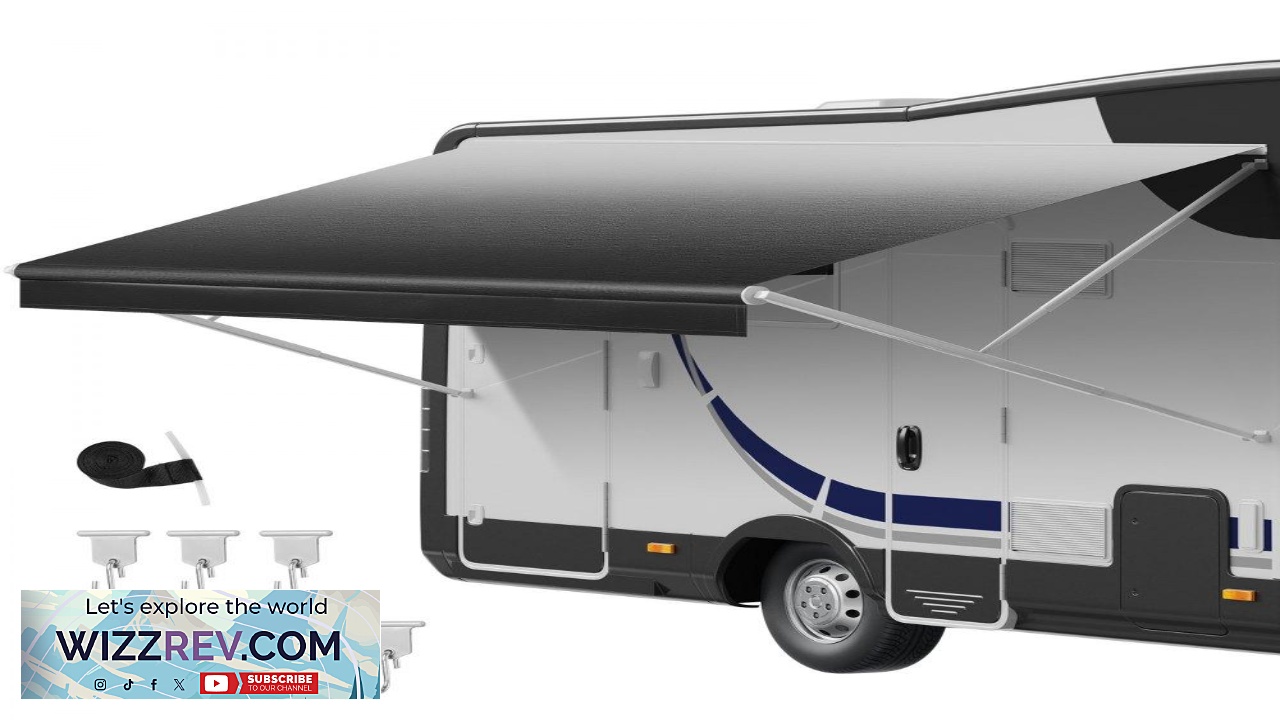 Thumbnail for VEVOR RV Awning Fabric Replacement 15' (Fabric 14'2") 18 oz Heavy Duty Weatherproof