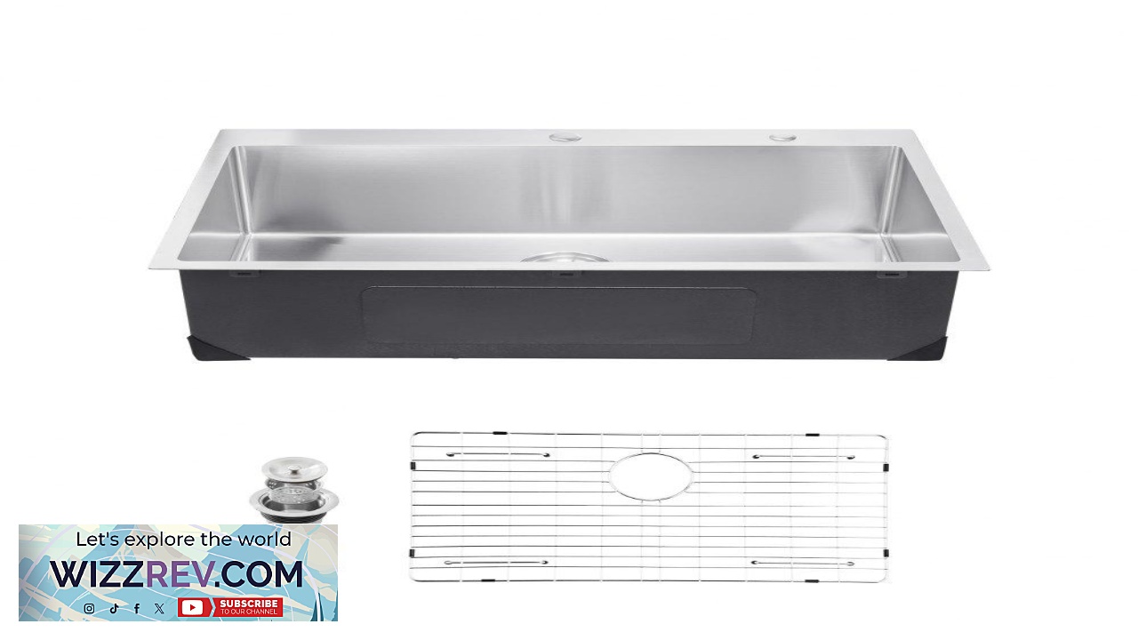Thumbnail for VEVOR Drop In Stainless Steel Kitchen Sink 33 inch