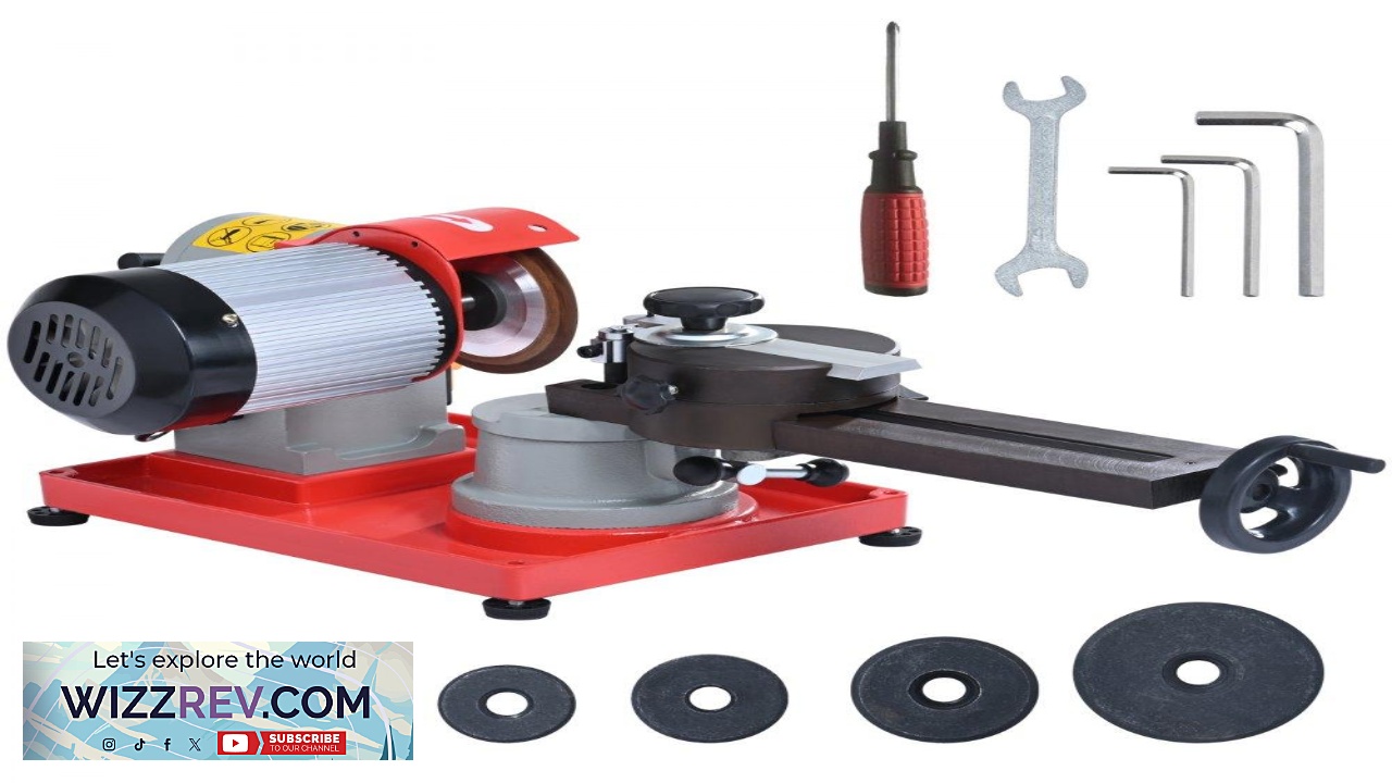 Thumbnail for VEVOR Circular Saw Blade Sharpener 370W 3600RPM Rotary Angle Mill Grinder Saw