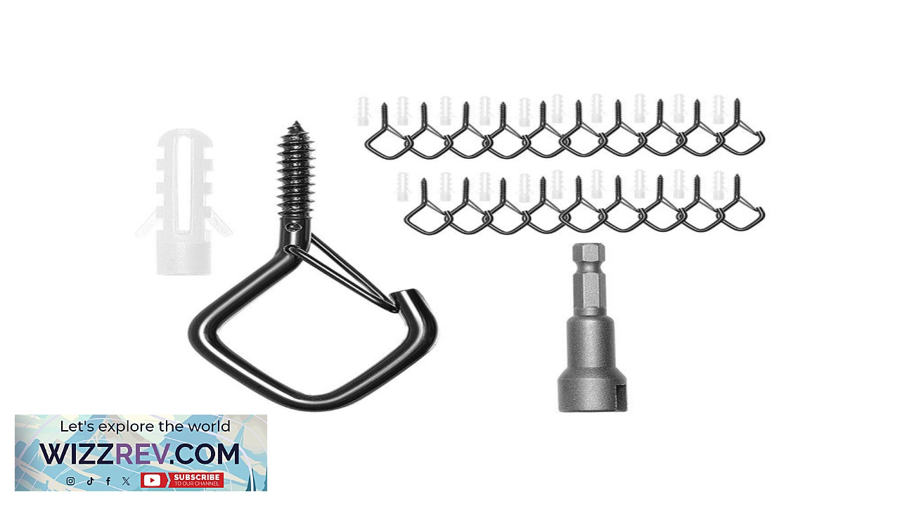 Thumbnail for VEVOR Q Hanger Hooks  20 PCS 2.17in 40 lbs Capacity