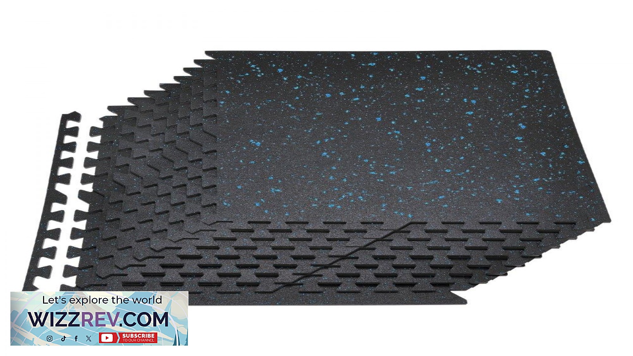 Thumbnail for VEVOR Puzzle Exercise Mat 24 PCS Fitness Equipment Mats 24 x 24