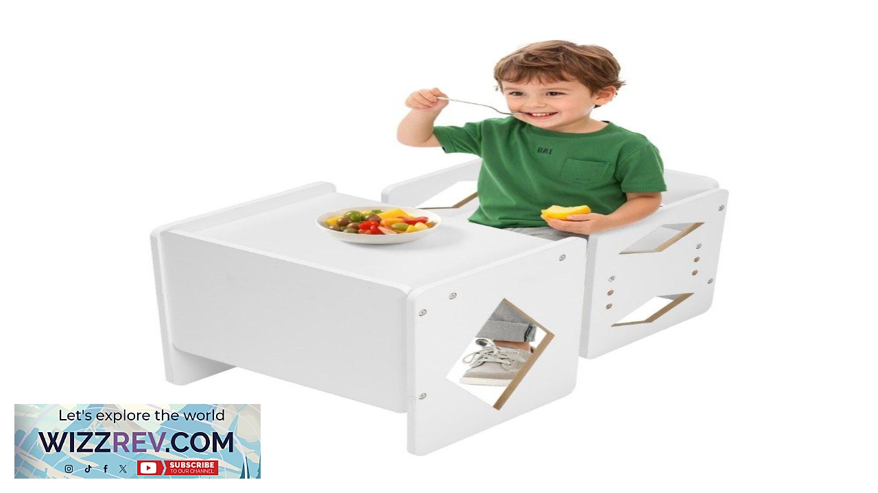 Thumbnail for VEVOR Children's Activity Table with Chairs  Adjustable Set