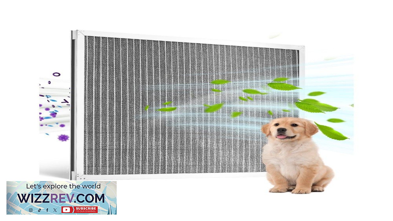 Thumbnail for VEVOR HVAC Air Filter 20x25x1 Washable Electrostatic