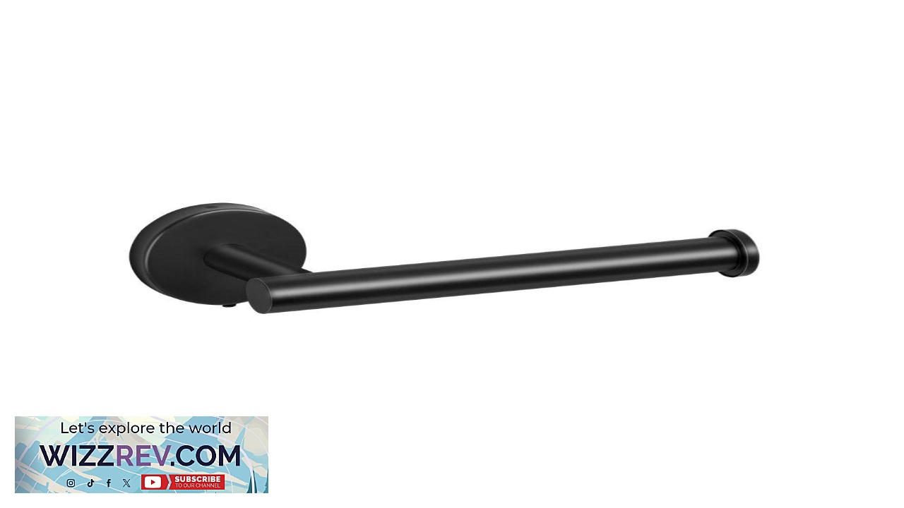 Thumbnail for VEVOR Mega Roll Toilet Paper Holder SUS Steel Black