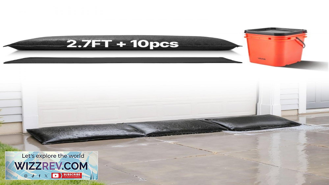 Thumbnail for VEVOR Water Barrier for House  10 Pack 1.4  2.7 ft.