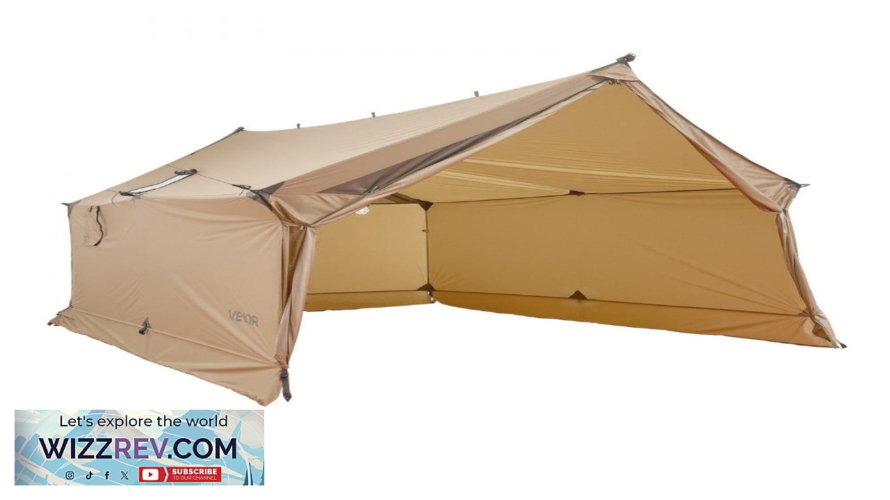 Thumbnail for VEVOR 2 Person Hot Tent with Stove  4 Season Waterproof