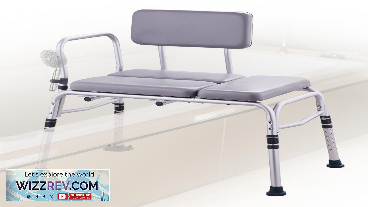 Thumbnail for VEVOR Tub Transfer Bench for Bathtub 500lbs Shower Seats for Adults Lightweight