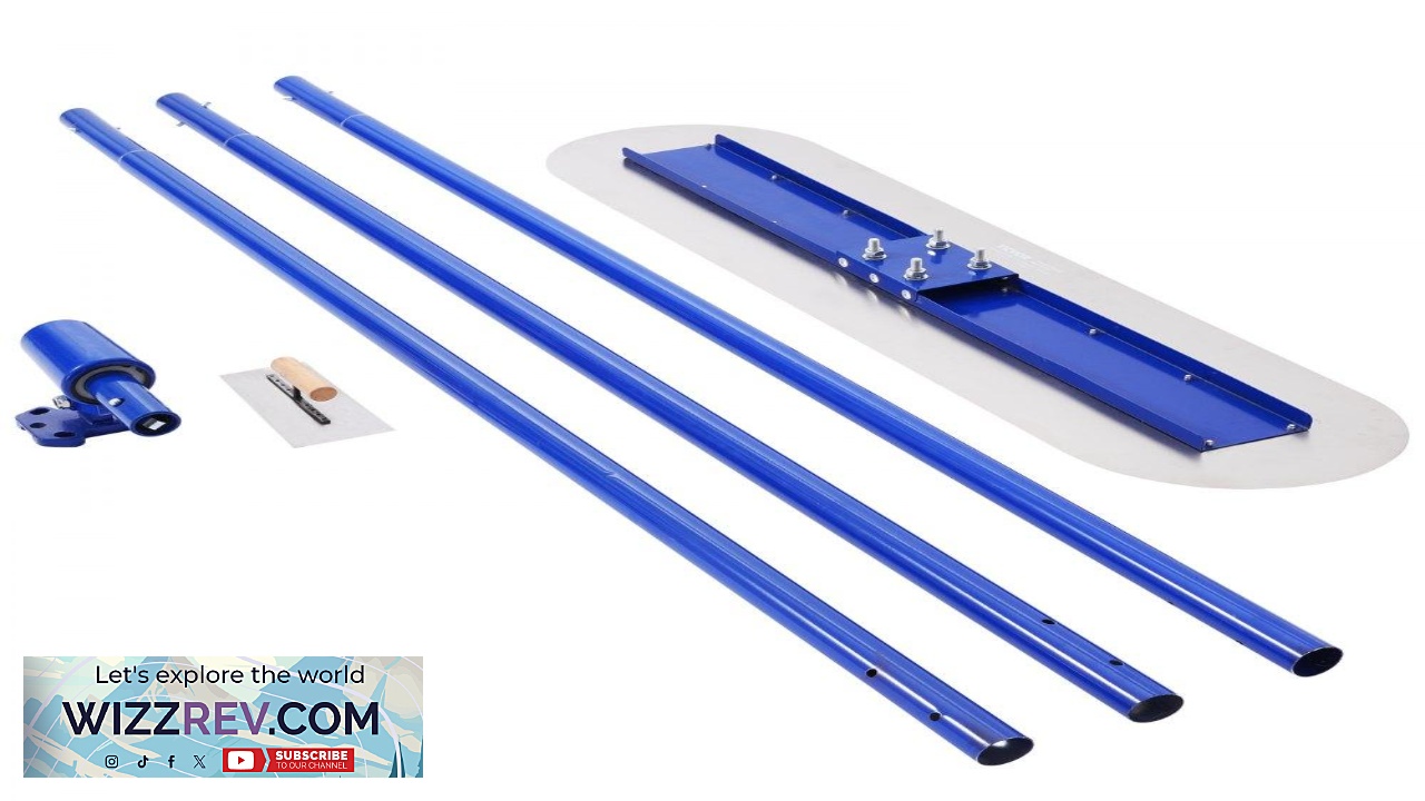 Thumbnail for VEVOR Bull Float Manganese Steel Concrete Float 47x11.8 in Concrete Float Tool