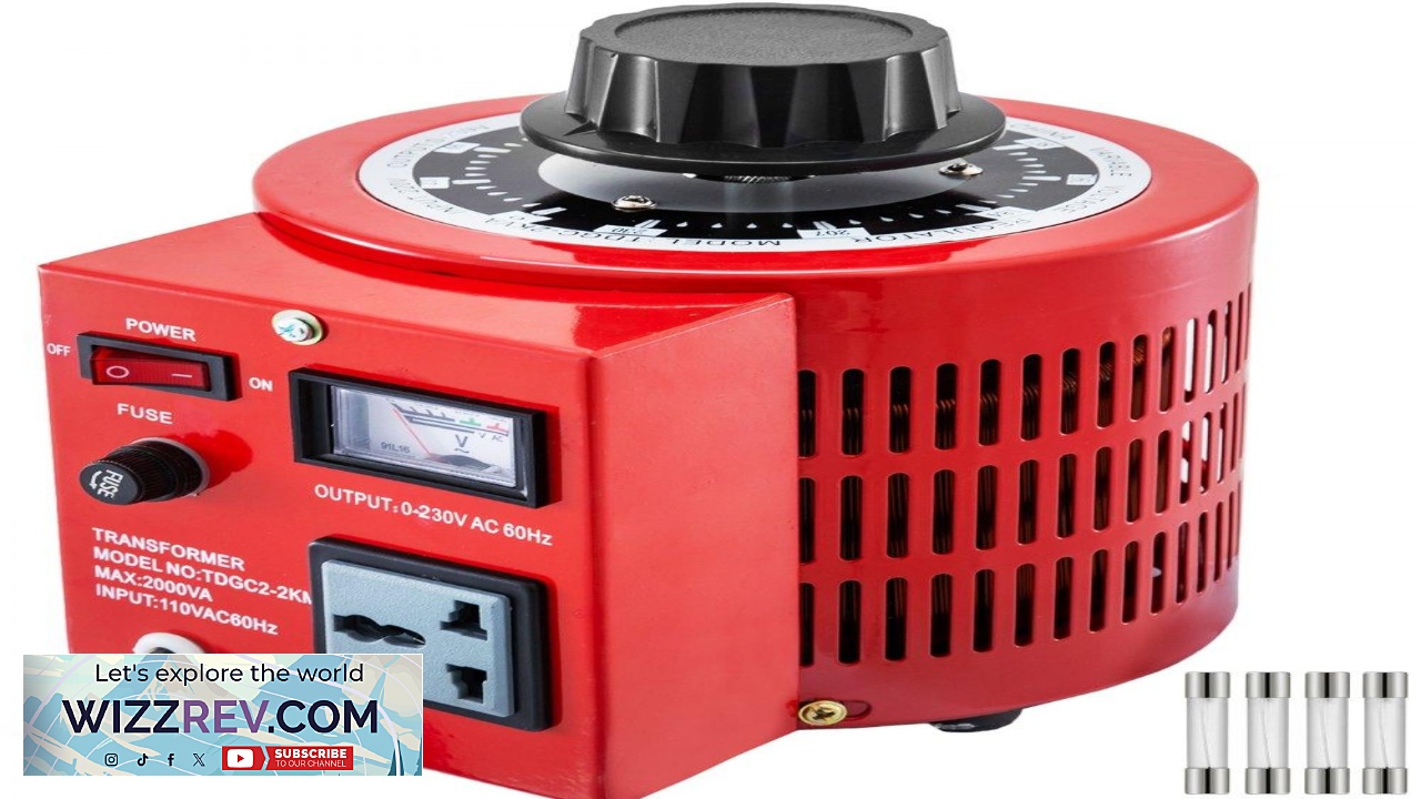 Thumbnail for VEVOR 2000VA 20A Auto Transformer 110V 60Hz Input Voltage Digital Display 0 130V
