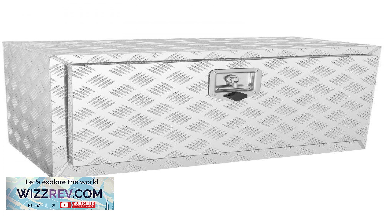 Thumbnail for VEVOR Underbody Truck Box 30"17"18" Pickup Storage Box Heavy Duty Aluminum Diamond