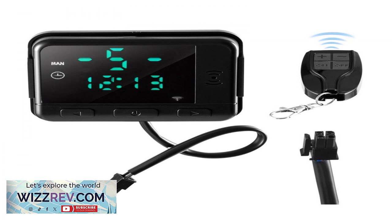 Thumbnail for VEVOR Diesel Air Heater Controller DC5V Universal Diesel Air Heater Controller Thermostat