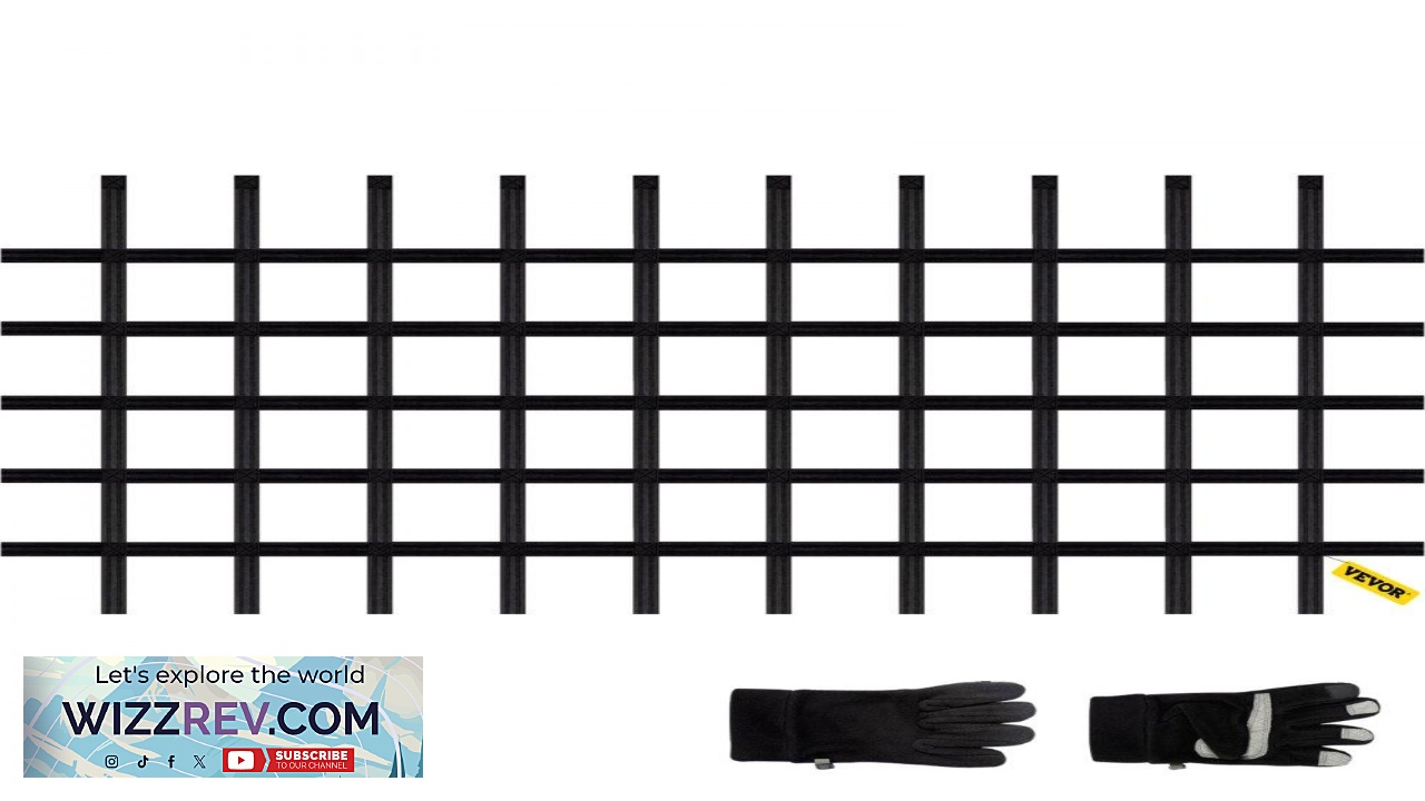 Thumbnail for VEVOR Climbing Cargo Net 8' x 4' Playground Climbing Net Polyester Material