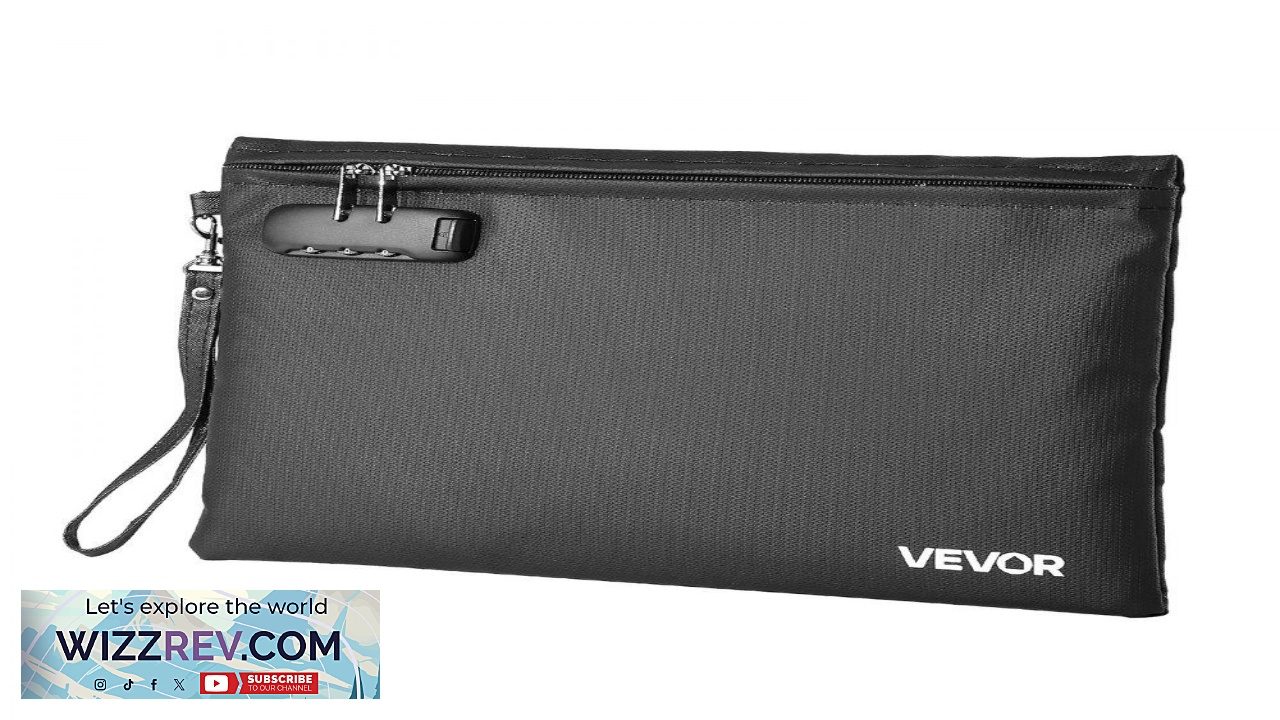 Thumbnail for VEVOR Fireproof Document Bag  1832 Heat Resistant