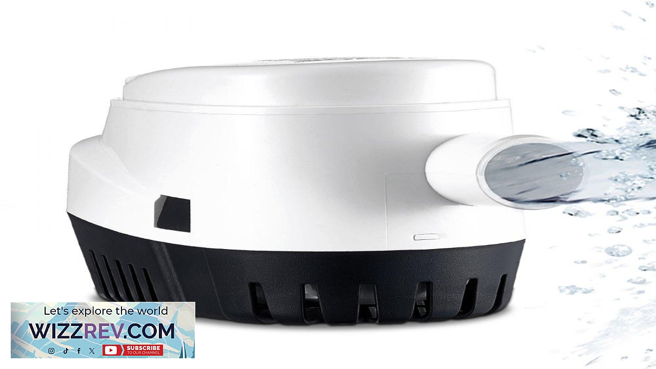 Thumbnail for VEVOR Bilge Pump 1100GPH 12V Automatic Submersible Boat Bilge Water Pump