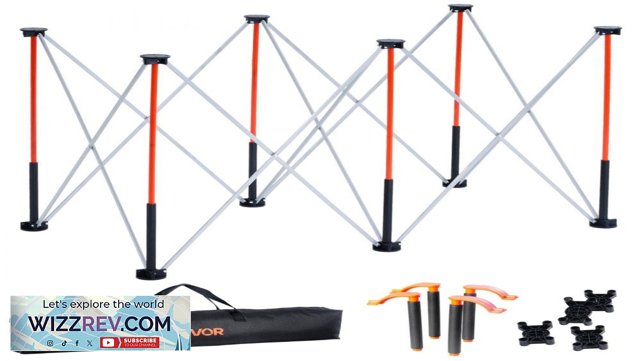 Thumbnail for VEVOR Collapsible Work Stand  2500 lbs 4.16 x 2.18 ft
