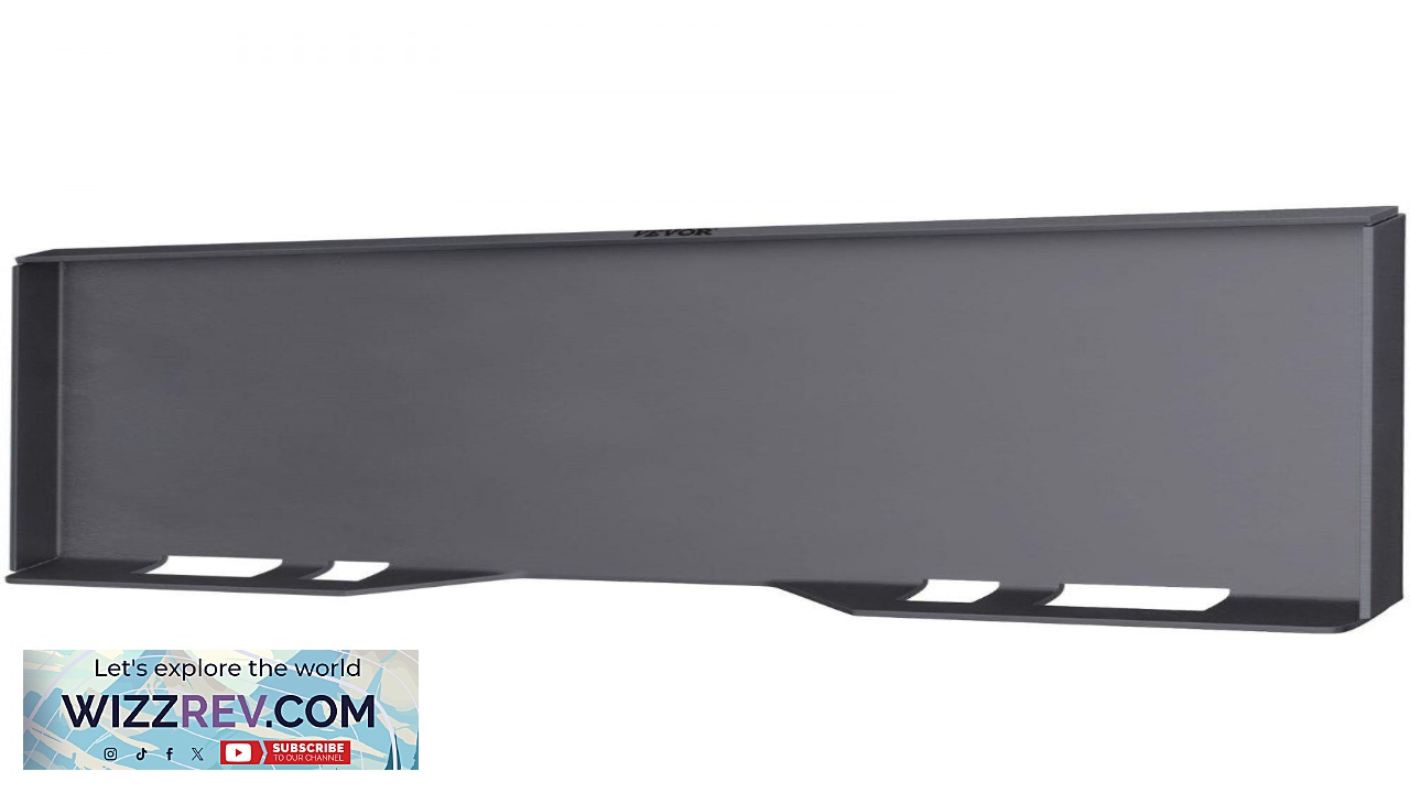 Thumbnail for VEVOR Skid Steer Mount Plate Thick Skid Steer Attachment Plate Steel Quick