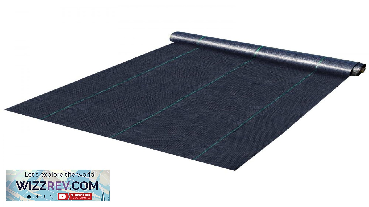 Thumbnail for VEVOR Weed Barrier Landscape Fabric 4 x 250 FT Geotextile Underlayment PP