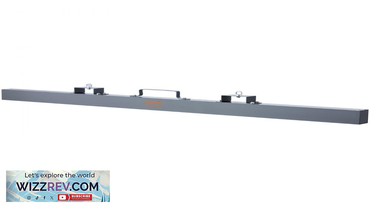 Thumbnail for VEVOR Hanging Magnetic Sweeper Pickup Tool 120lbs Nail Hang Type Magnetic Forklift Sweeper