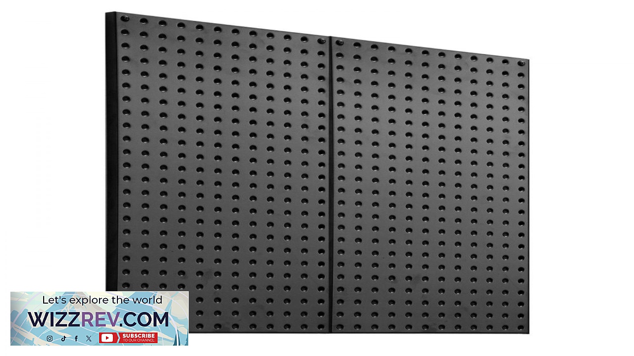 Thumbnail for VEVOR Metal Pegboard Panels 24" x 12" 2 Panels 88 lbs
