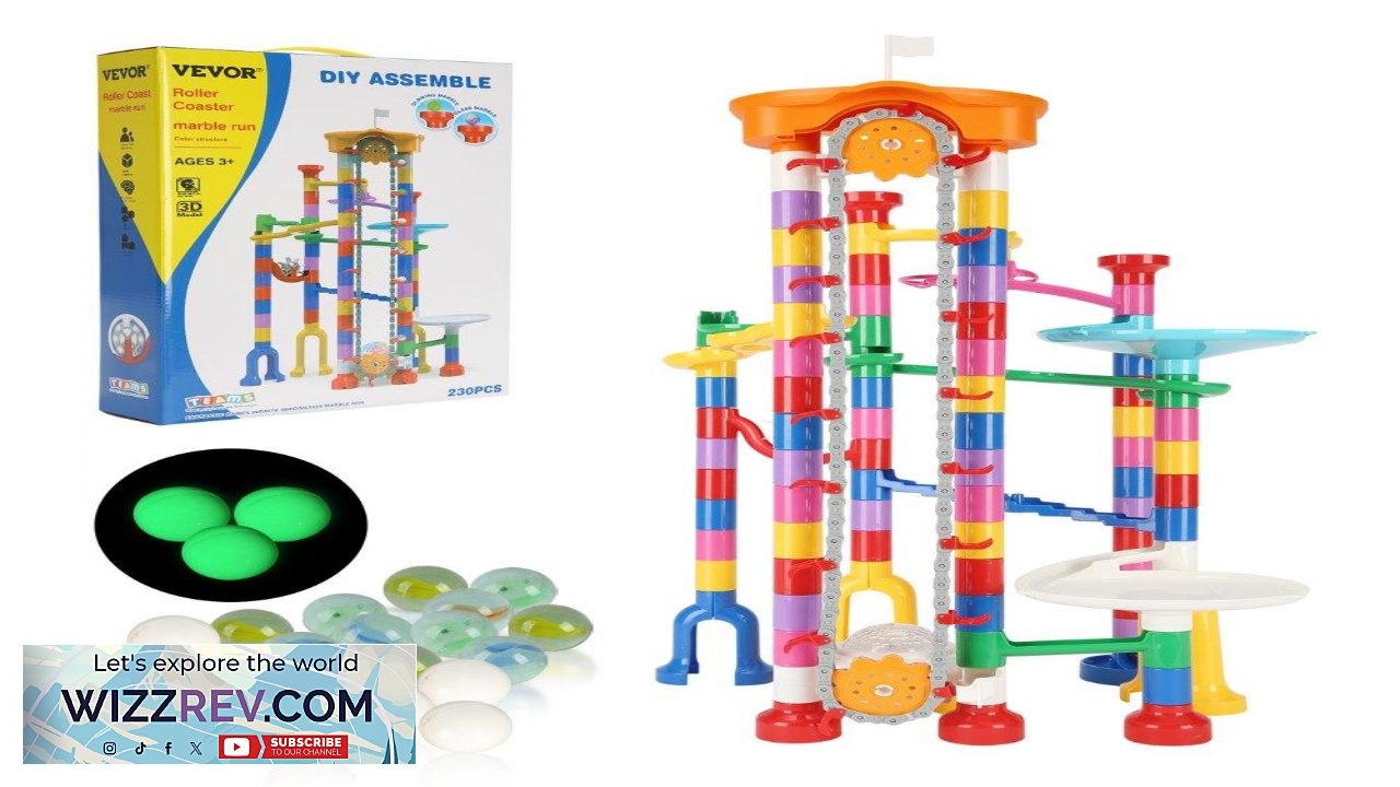 Thumbnail for VEVOR Marble Run Sets for Adults  230 PCS Motor Lift Kit