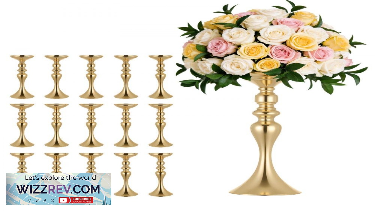 Thumbnail for VEVOR 16 PCS Wedding Flower Vase 15 in Tall Flower Table Centerpieces