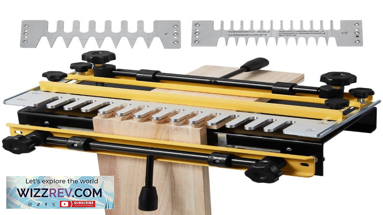 Thumbnail for VEVOR Dovetail Joint Router Jig  12 Inch 4 Bits