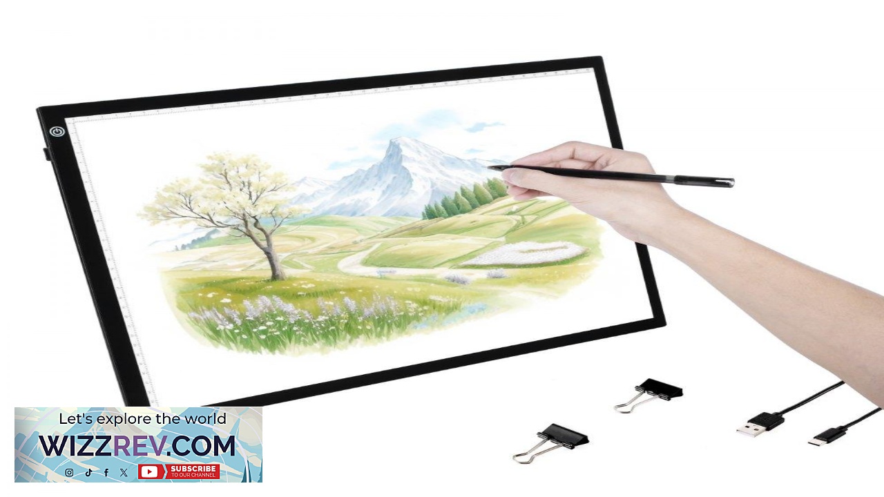 Thumbnail for VEVOR Light Board A3 LED Light Pad with 3 Level Dimmable Brightness