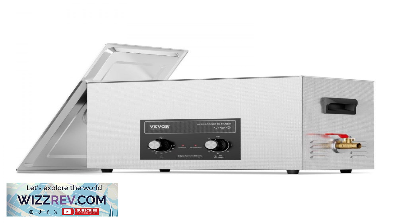 Thumbnail for VEVOR 30L Ultrasonic Cleaner 75dB level 0 30 Minutes