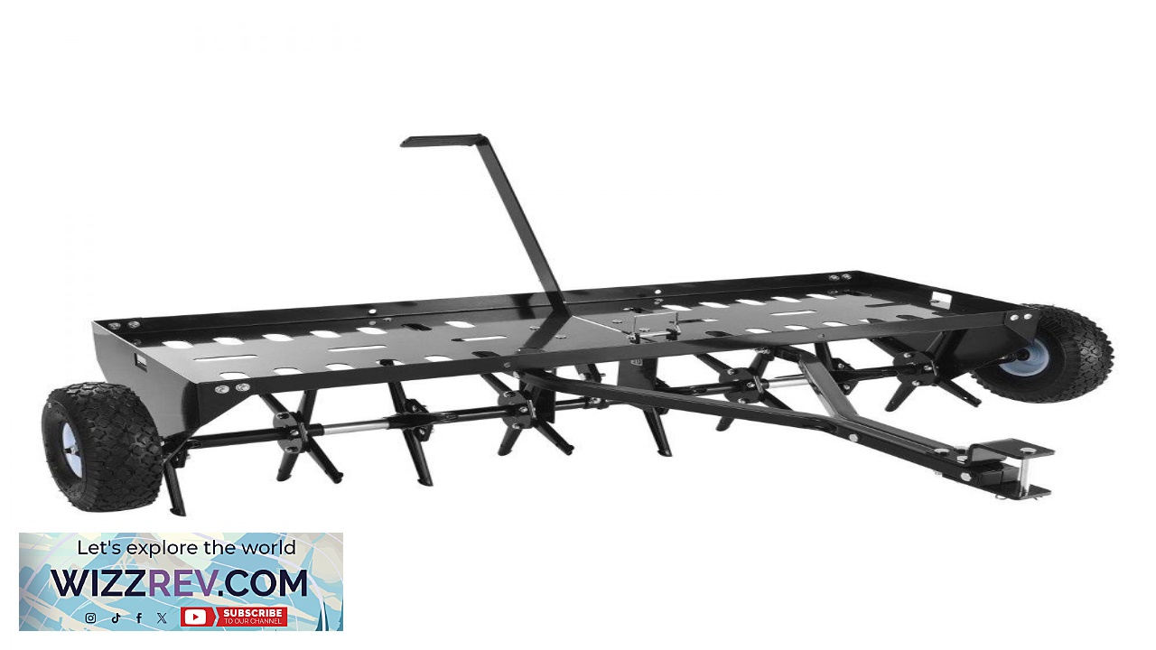 Thumbnail for VEVOR Tow Behind Plug Aerator 48 in Lawn Core Aerator Tool Universal